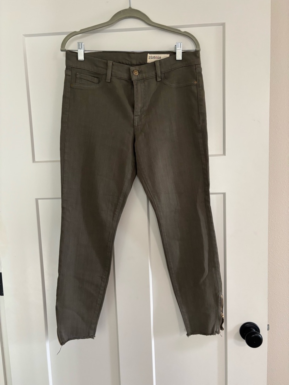Pistola Olive Green women’s Jeans